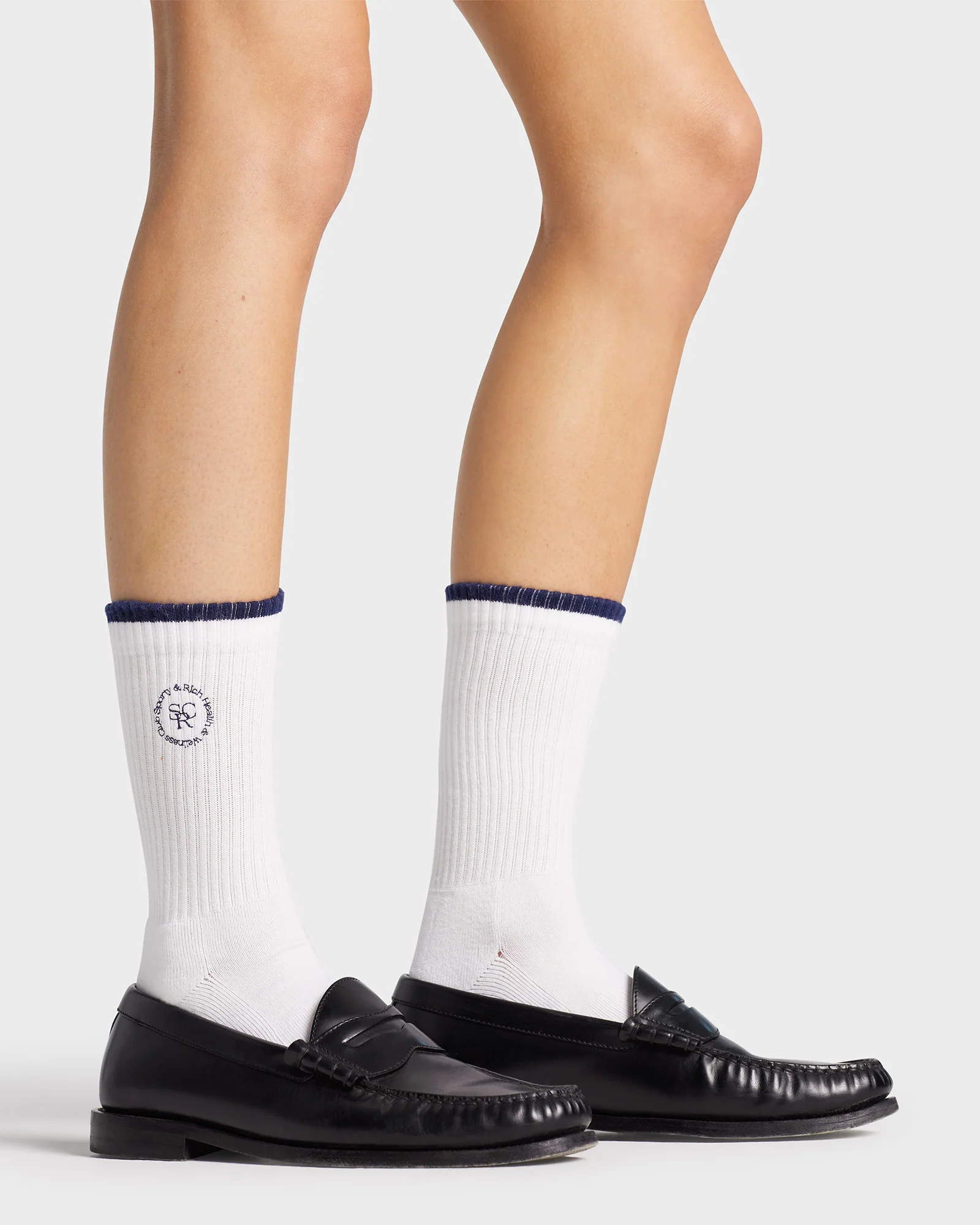 SRHWC Socks - White/Navy - Image 2