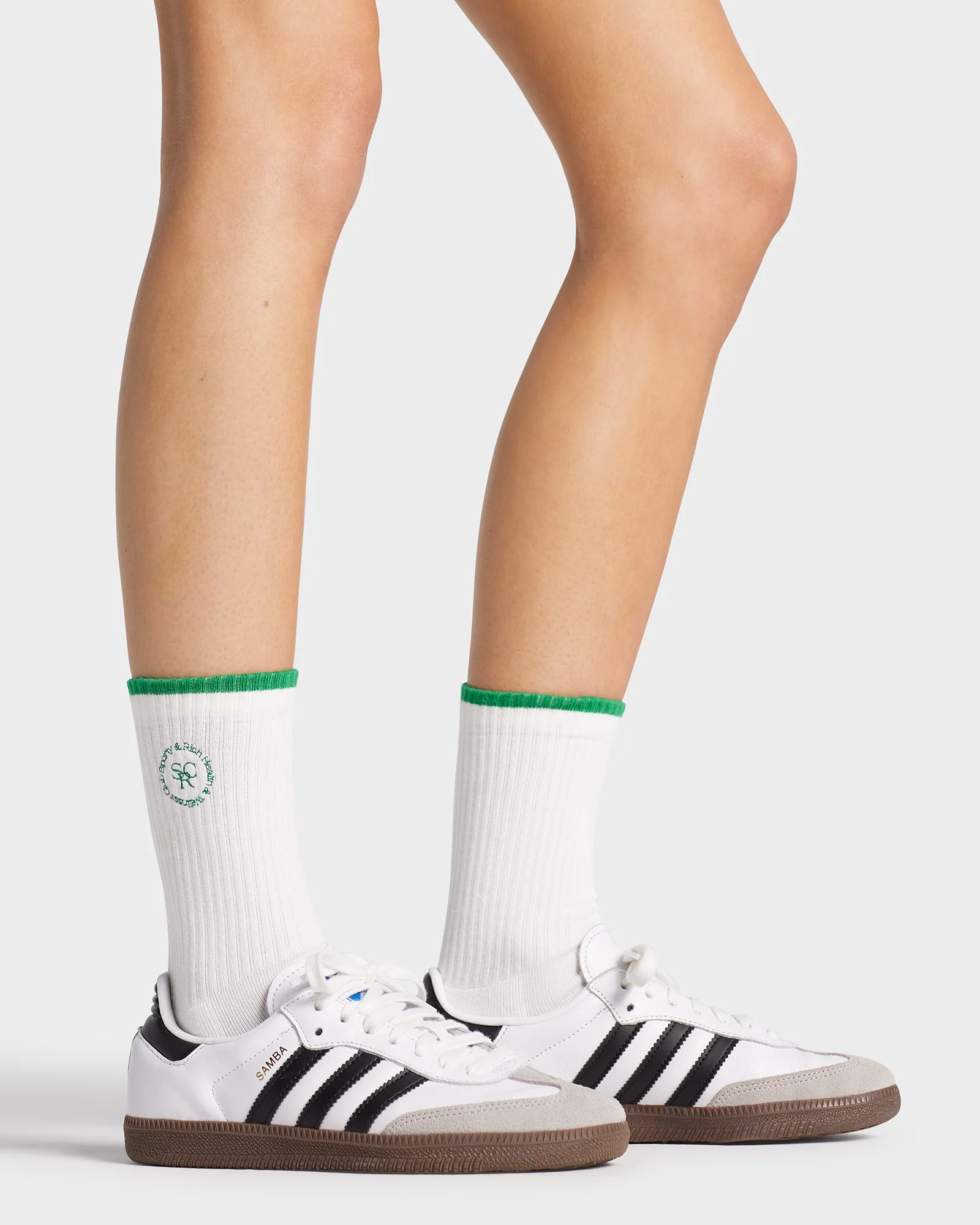 SRHWC Socks - White/Verde - Image 3
