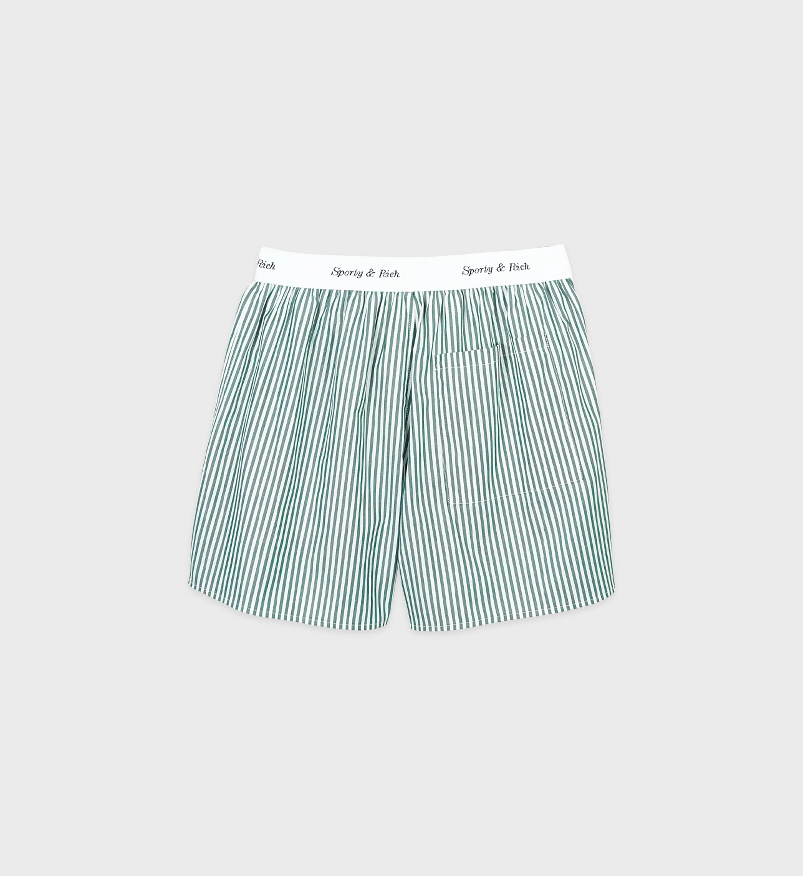 Classic Logo Striped Boxer - Forest - Image 2