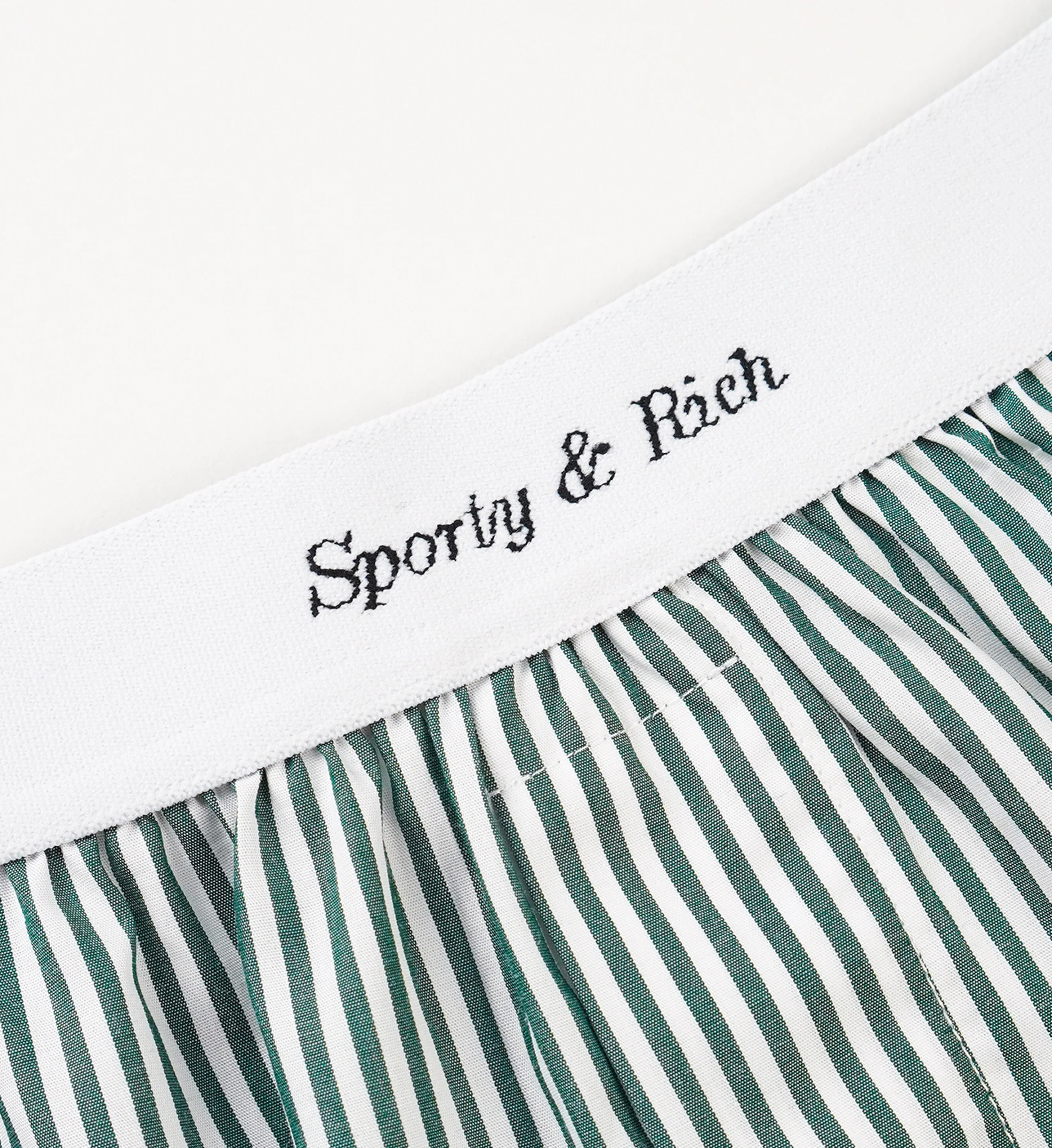 Classic Logo Striped Boxer - Forest - Image 3