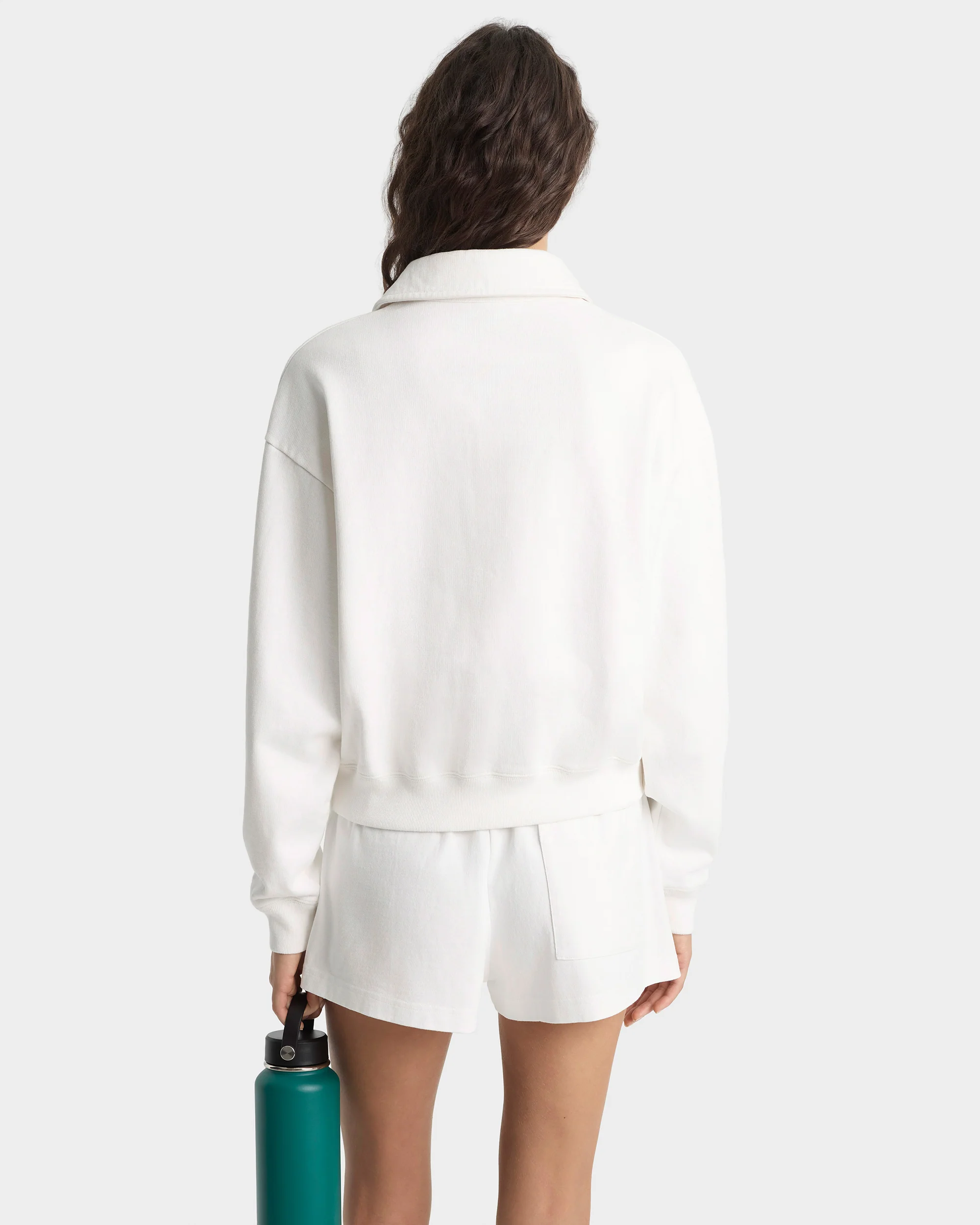 Syracuse Embroidered Polo - White/Forest - Image 5