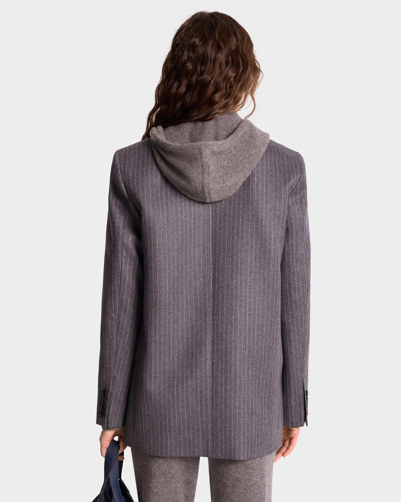 Tailored Blazer - Grey - Image 6