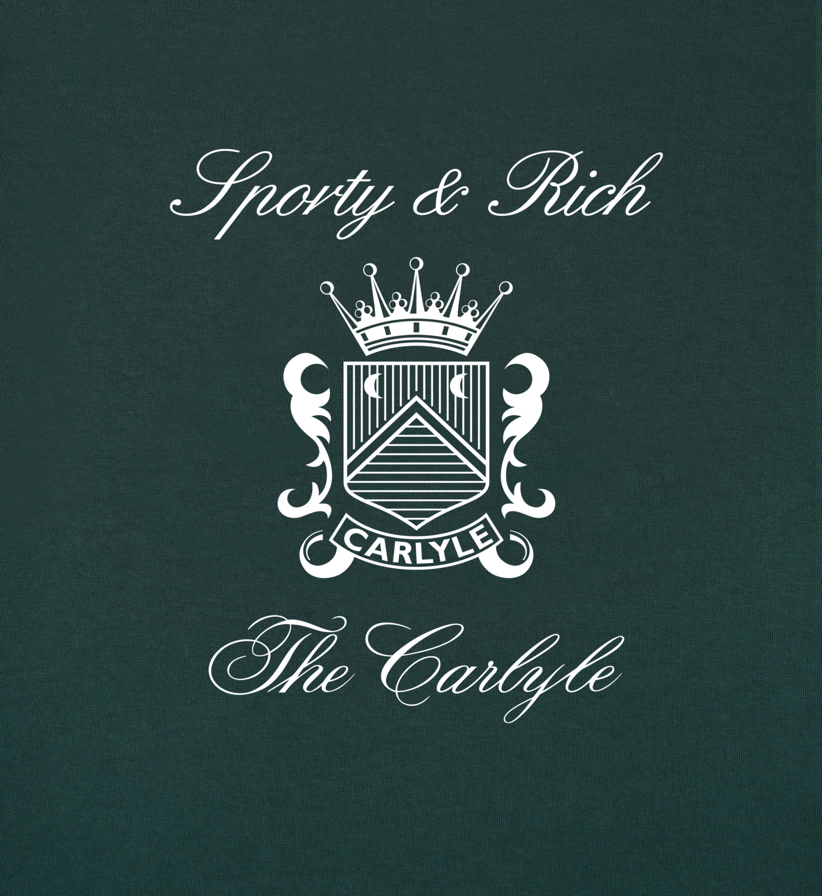 The Carlyle Crest T-Shirt - Forest/White - Image 10