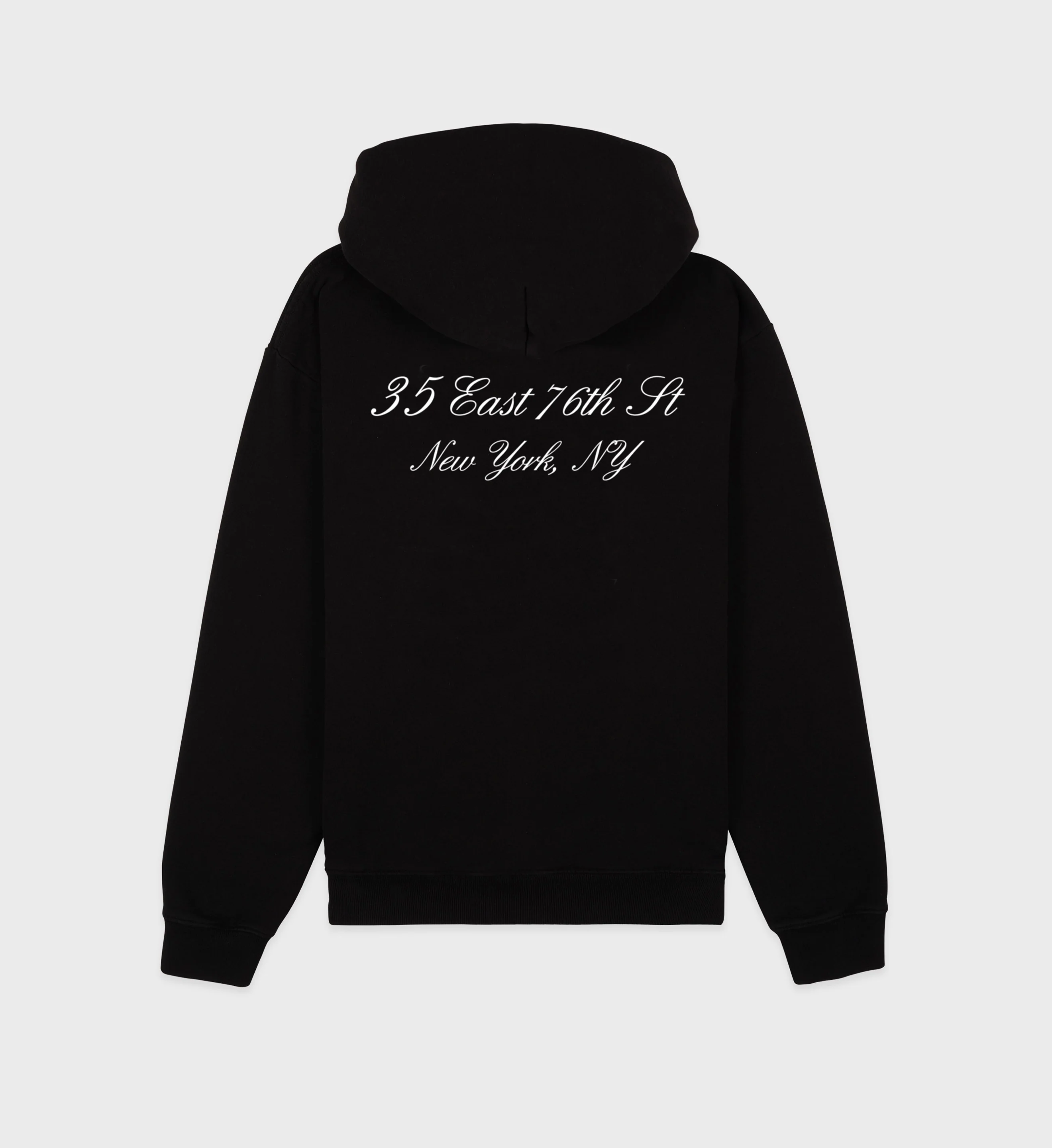 The Carlyle Souvenir Zip Hoodie - Black/White - Image 12