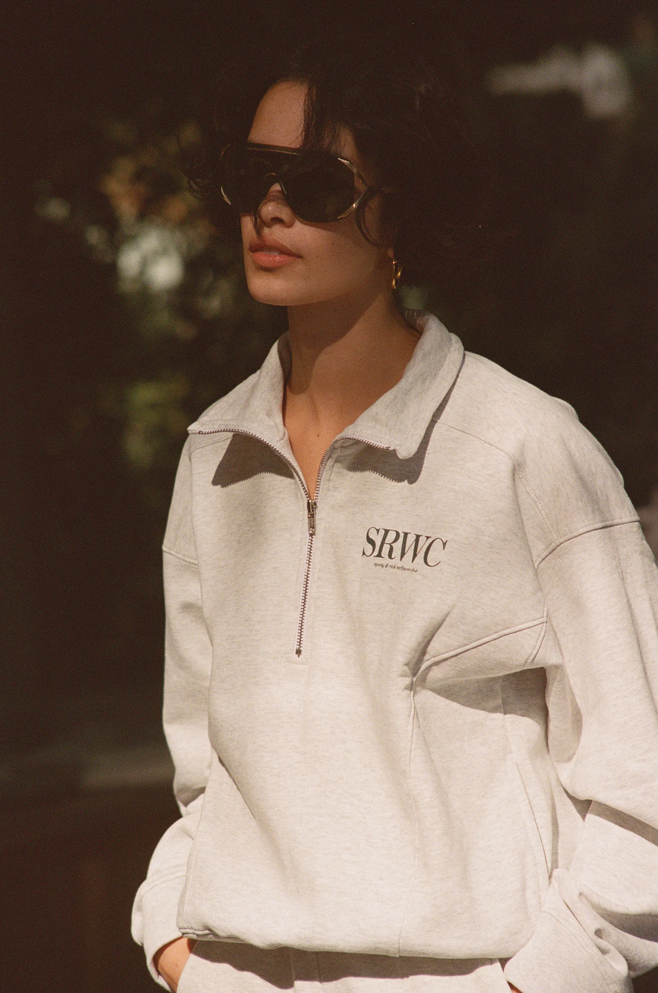 Upper East Side Quarter Zip - Heather Gray - Image 5