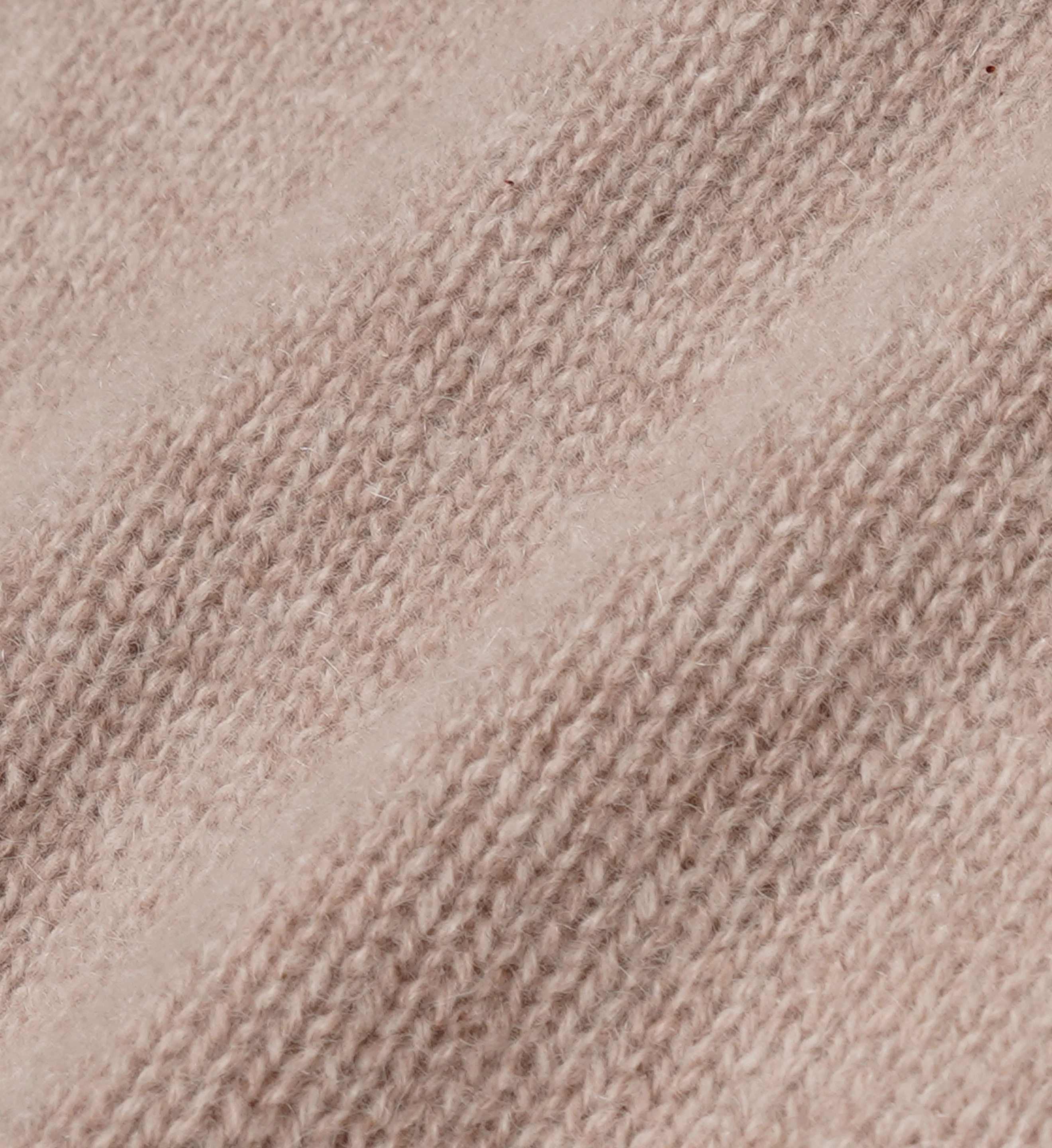 Vendome Cashmere Crewneck - Oatmeal/White - Image 4