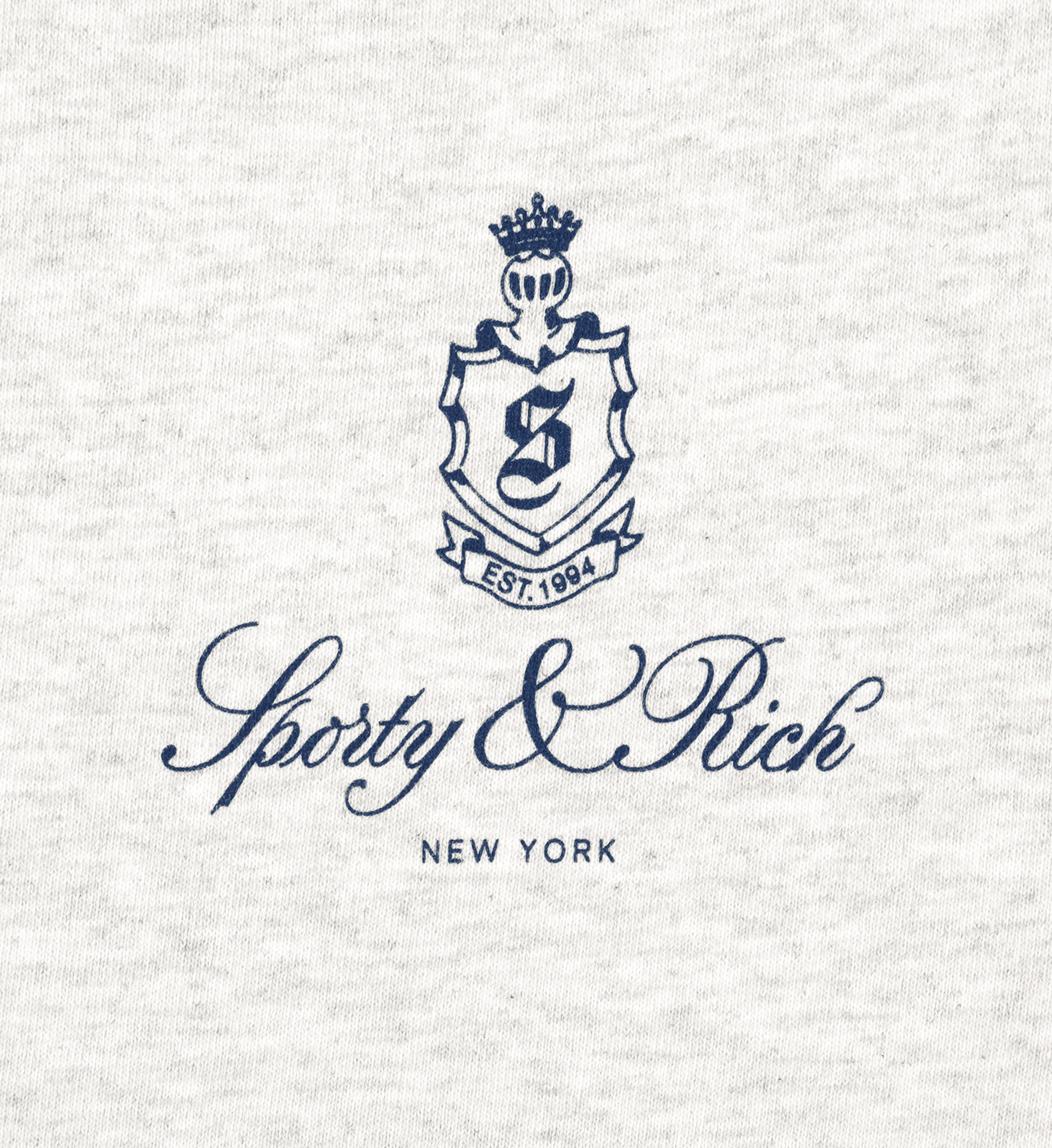 Vendome Crewneck - Heather Gray/Navy - Image 3