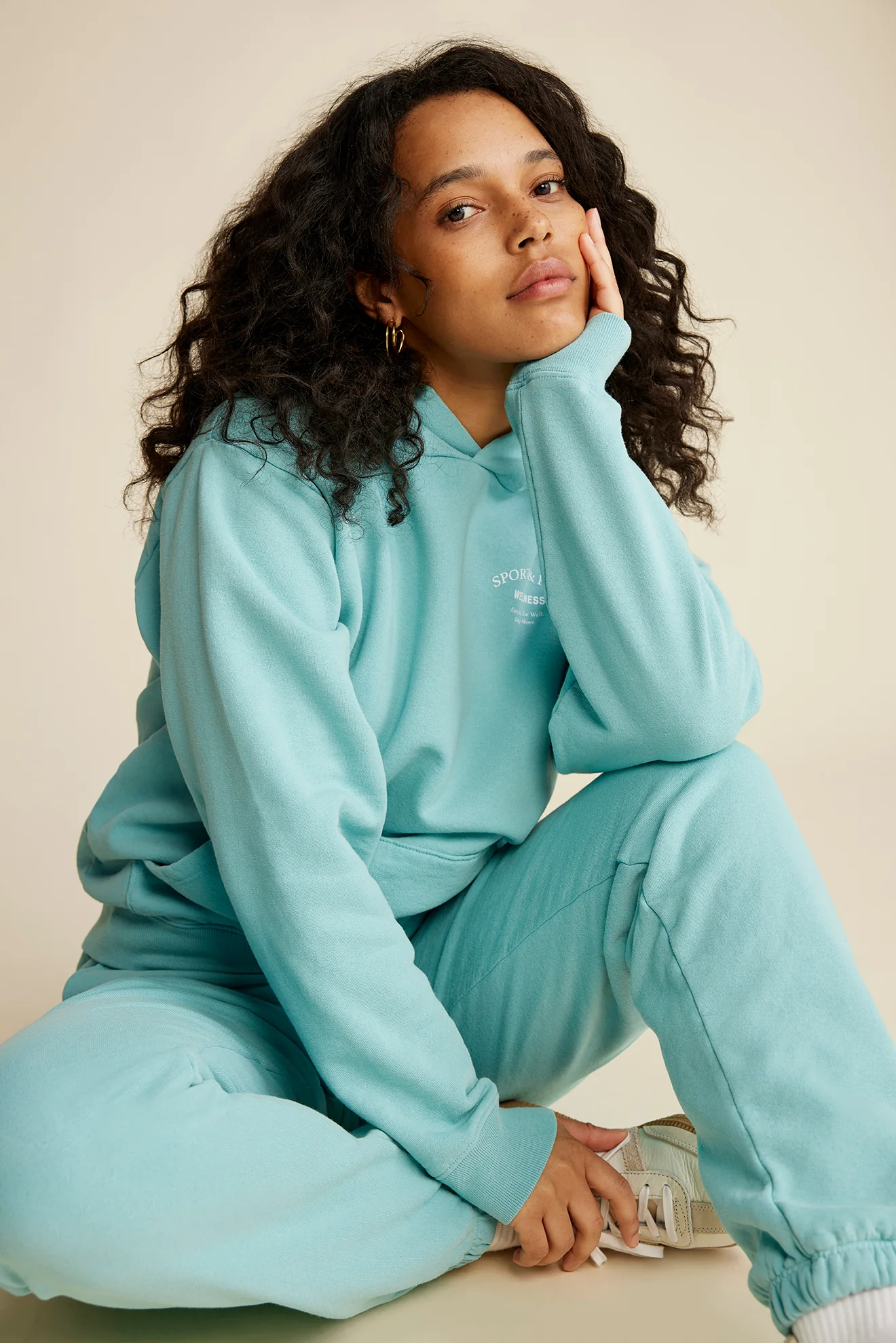 Wellness Studio Sweatpant - Paradise/White - Image 6