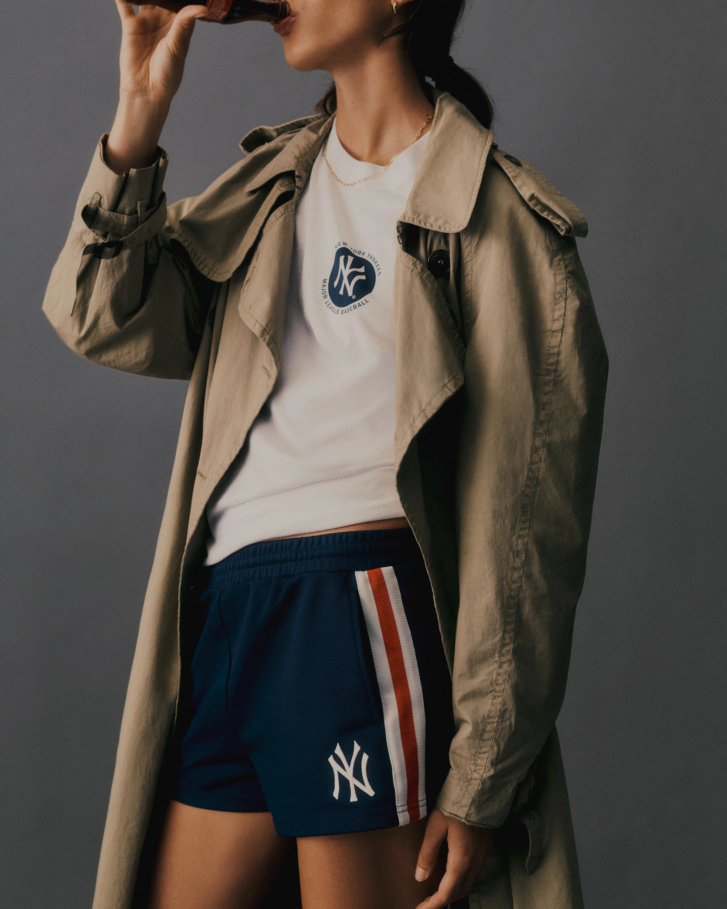 Yankees Serif Roller Short - Navy/White/Red - Image 6