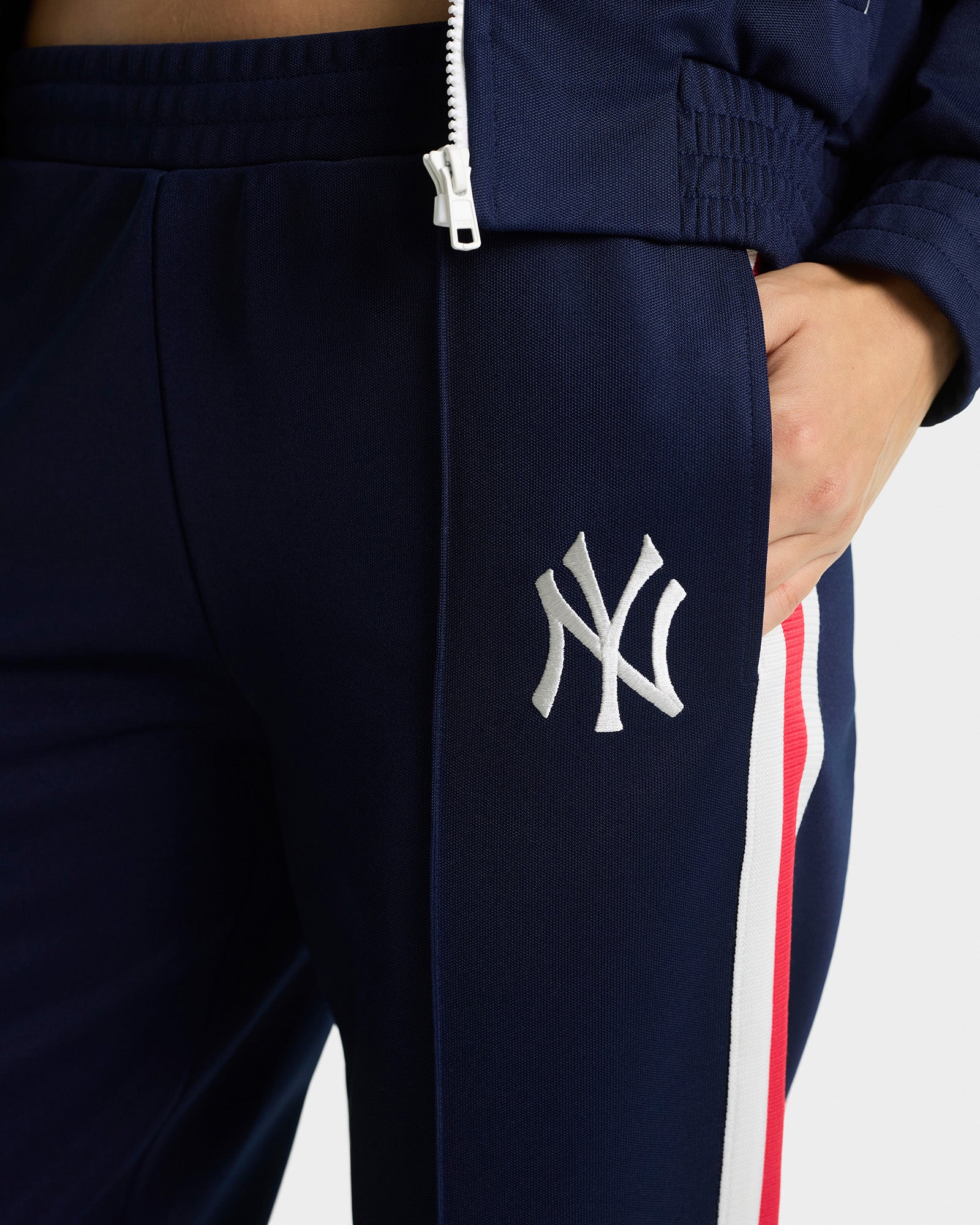 Yankees Serif Track Pant - Navy/White/Red - Image 5